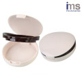 Round Plastic Powder Compact Case